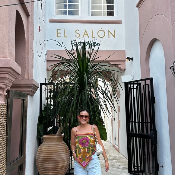 FARM Rio Triangle Floral Pattern Camisole - Picture 5 of 5